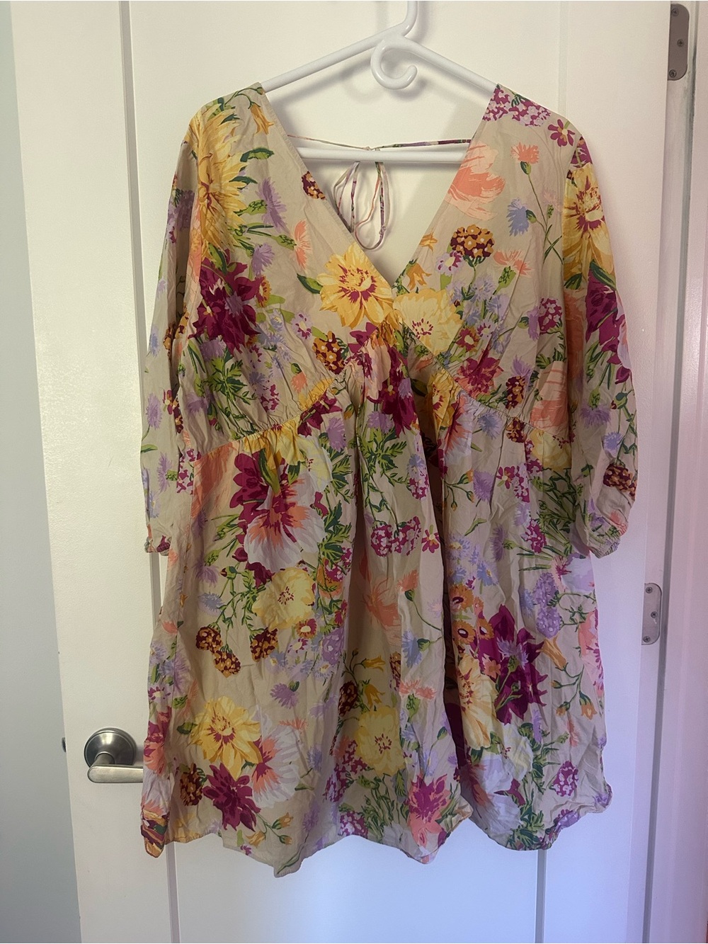Floral dress - looks cute as oversized fit